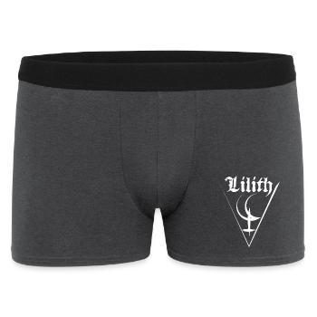 Symbol von Lilith - Männer Boxer Shorts - Anthrazit - Vorne