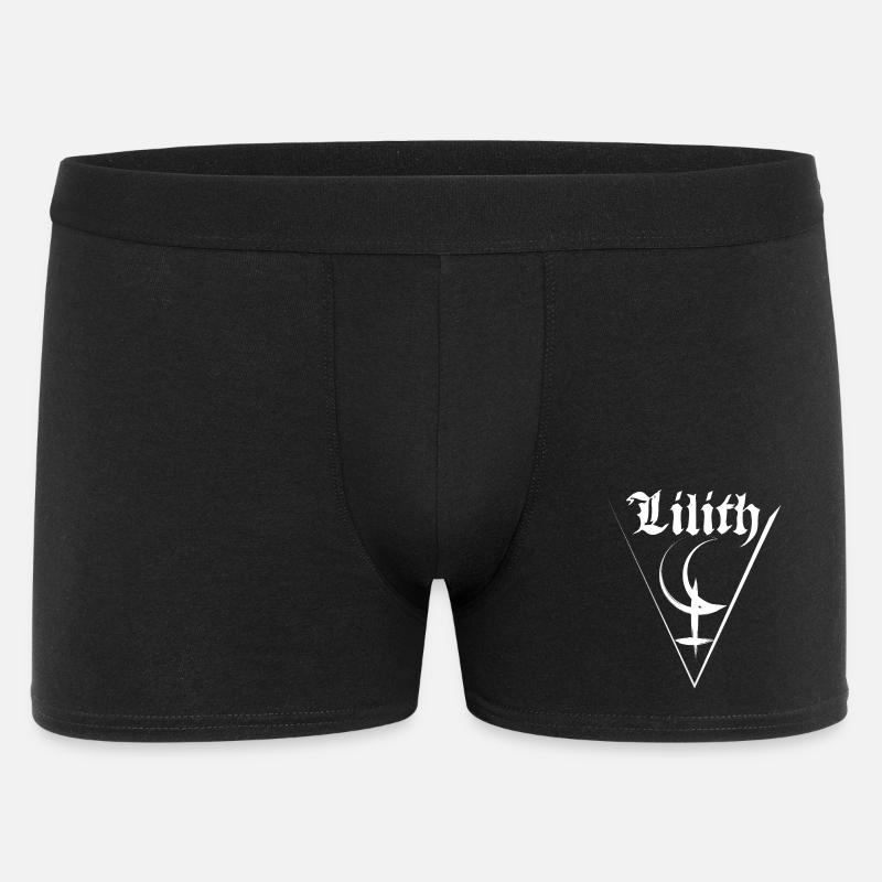Symbol von Lilith - Männer Boxer Shorts - Schwarz