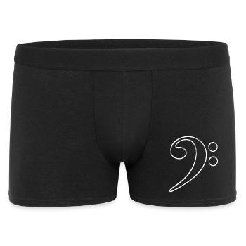 Clé de fa avec un effet sympa pour les mélomanes - Boxer Homme - noir - Devant