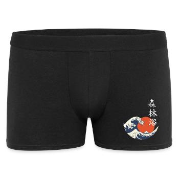 Wave Sun Shinrin - Men's Boxer Shorts - black - Front