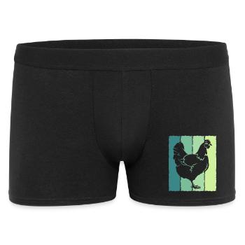 Poulet - Boxer Homme - noir - Devant