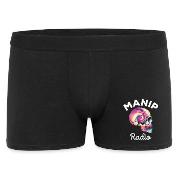 Manip Radio Crâne Tête de mort Radiologie Tie Dye - Boxer Homme - noir - Devant