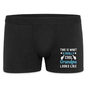Grand-père grand-père - Boxer Homme - noir - Devant