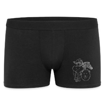 Animal sauvage - Boxer Homme - noir - Devant
