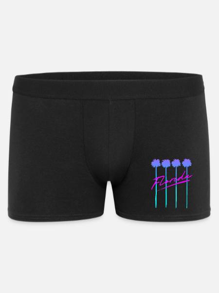 Florida Palm Trees - Men's Boxer Shorts - black