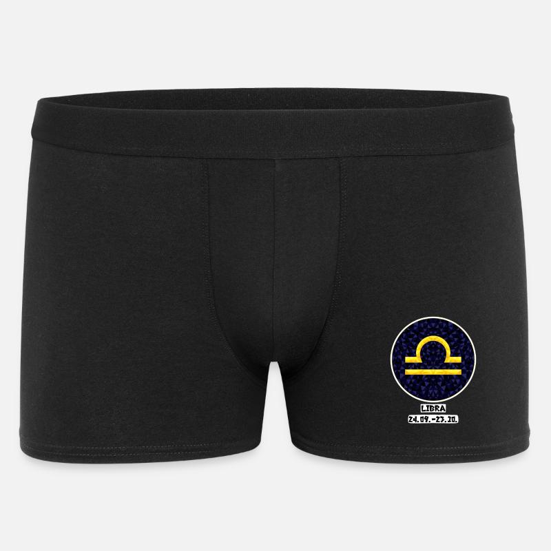 Libra 24.09.-23.10. - Männer Boxer Shorts - Schwarz