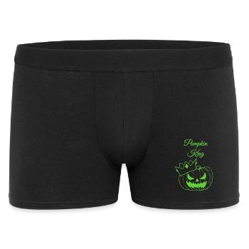 Roi Citrouille - Boxer Homme - noir - Devant