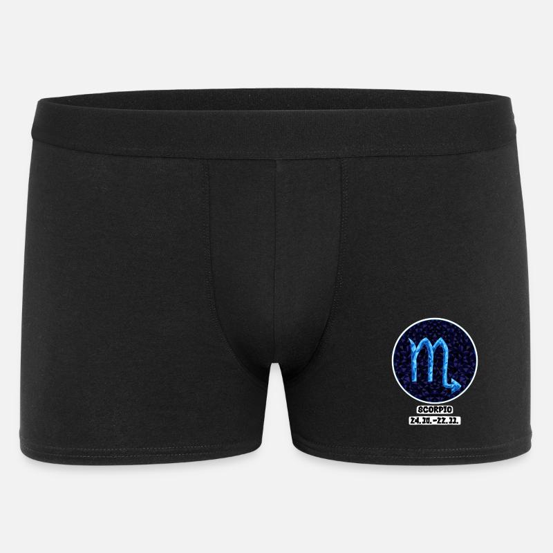 Scorpio 24.10.-22.11 - Männer Boxer Shorts - Schwarz