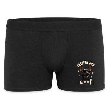 Dog Fashion Glasses - Men's Boxer Shorts - black - Front