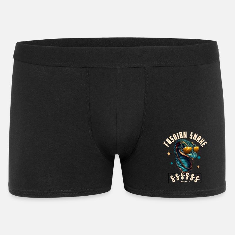 Serpent Glam Couture - Männer Boxer Shorts - Schwarz