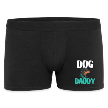 Buntes Papa-Dog-Diagramm - Männer Boxer Shorts - Schwarz - Vorne