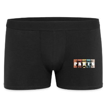 Paris Pop Art Grid - Men's Boxer Shorts - black - Front