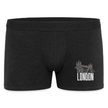 Hello London: Tower Bridge Silhouette - Men's Boxer Shorts - black - Front