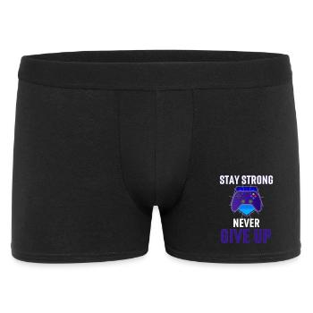 Stay Strong Never Give Up Controller - Men's Boxer Shorts - black - Front
