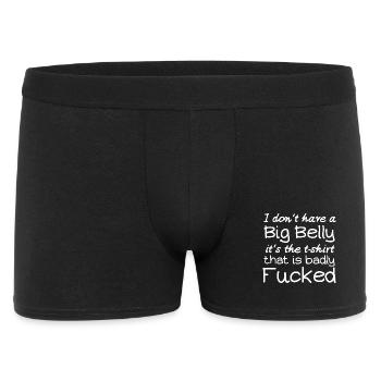 Je n’ai pas de gros tee-shirt - Boxer Homme - noir - Devant