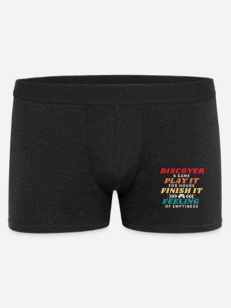 Discover a Game Finish It - Men's Boxer Shorts - black
