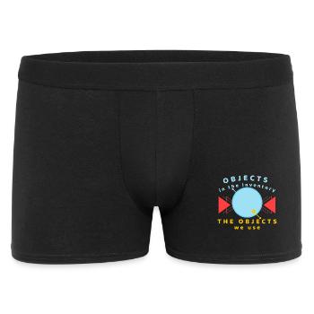 Objets dans l’inventaire que nous utilisons - Boxer Homme - noir - Devant