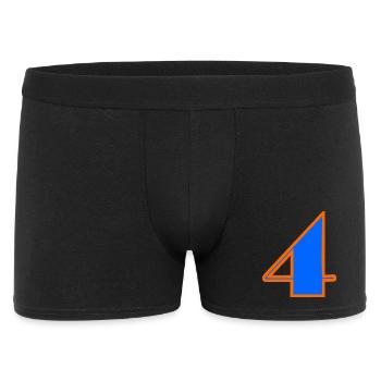 4 YEARS,4TH BIRTHDAY,4 YEARS,FOUR - Men's Boxer Shorts - black - Front