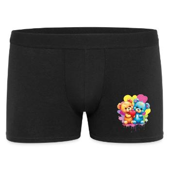 L’amour est une nécessité pour l’ours - Boxer Homme - noir - Devant