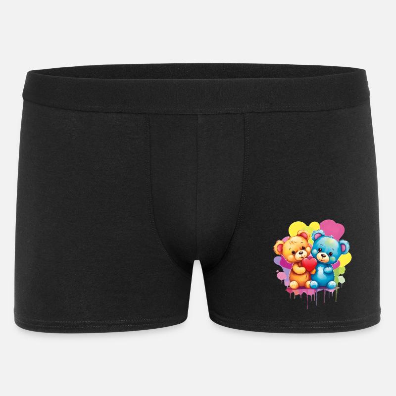 Love is a Bear Necessity - Men's Boxer Shorts - black