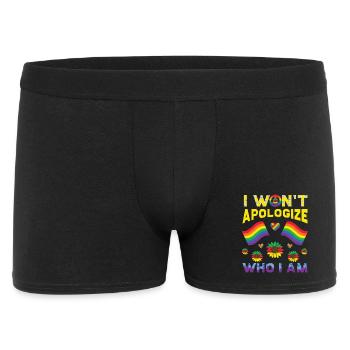 LGBT, rainbow, pride - Men's Boxer Shorts - black - Front