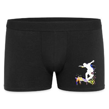 Skate | Skater | Skateboard | Skateboarding - Männer Boxer Shorts - Schwarz - Vorne