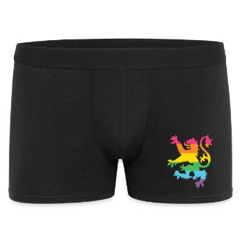 Pride Month LGBTQ - LGBT Scottish Lion - Men's Boxer Shorts - black - Front
