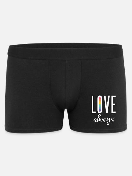 LGBT Pride Month - Love Always - Men's Boxer Shorts - black