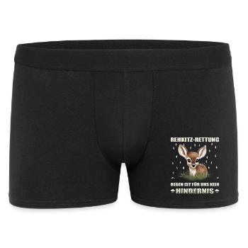 Sauvetage des faons - Boxer Homme - noir - Devant