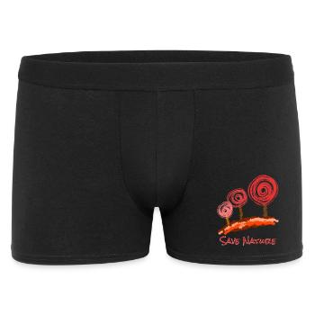 Trees Abstract with Font - Men's Boxer Shorts - black - Front