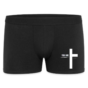 Vêtements chrétiens | AIMÉ - Foi - Boxer Homme - noir - Devant
