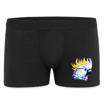 Parrot Cockatoo - Men's Boxer Shorts - black - Front