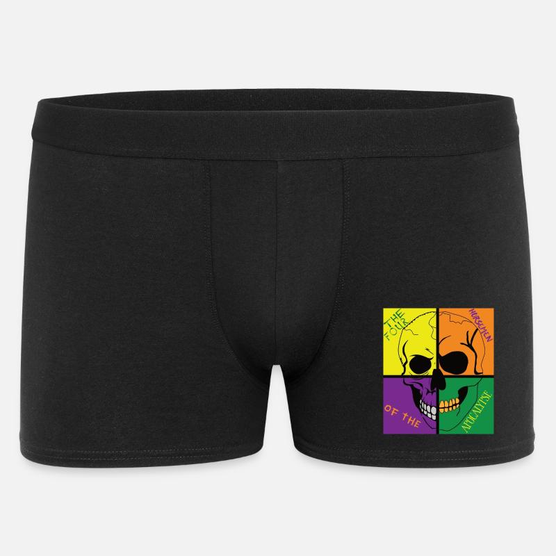 Schädel der Apocalypse - Männer Boxer Shorts - Schwarz