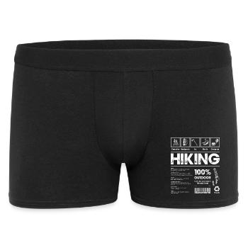 Hiking 100% Outdoor Bold - Men's Boxer Shorts - black - Front