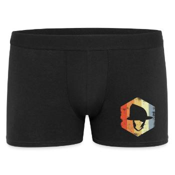 Vintage Firefighter Helmet - Men's Boxer Shorts - black - Front