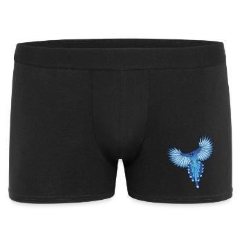 The Flight of the Blue Bird - Men's Boxer Shorts - black - Front