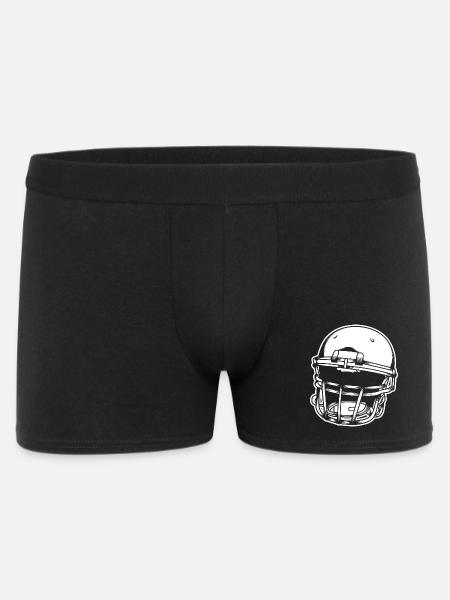 Football Helmet - Men's Boxer Shorts - black