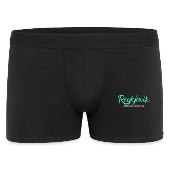 Reykjavik Adventures: Icelandic Explorer - Men's Boxer Shorts - black - Front