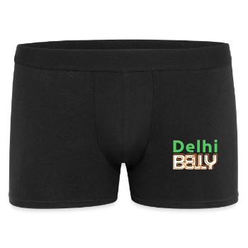 Delhi Belly Neon-Logo T-Shirt - Männer Boxer Shorts - Schwarz - Vorne