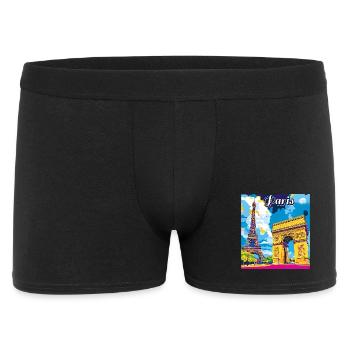 Monuments de la pop de Paris - Boxer Homme - noir - Devant