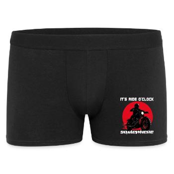 Cycliste Ride O’Clock - Boxer Homme - noir - Devant