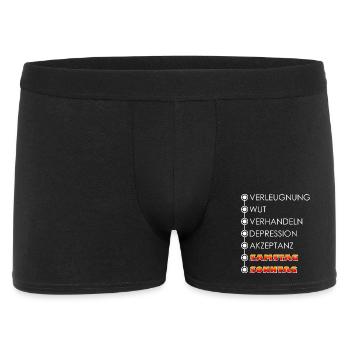 Days of the Week / Weekly Cycle - Men's Boxer Shorts - black - Front