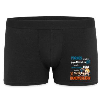 Verfügbarkeit von Handwerkern - Männer Boxer Shorts - Schwarz - Vorne
