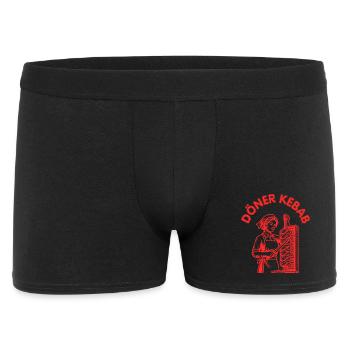 Döner kebab woman - Men's Boxer Shorts - black - Front