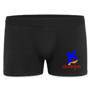  16 Charentais Bleu Rouge - Boxer Homme - noir - Devant