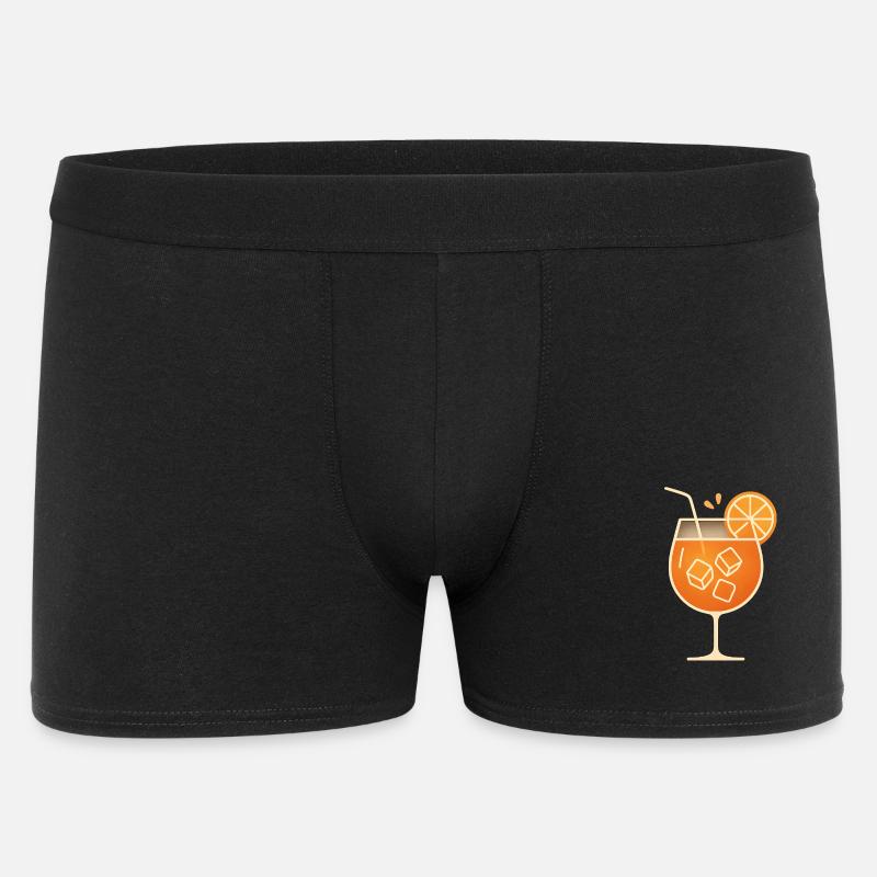 Party Spritz Glas Geschenkidee - Männer Boxer Shorts - Schwarz