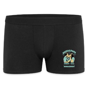 MUM & DAD CHAOS CREW - Men's Boxer Shorts - black - Front