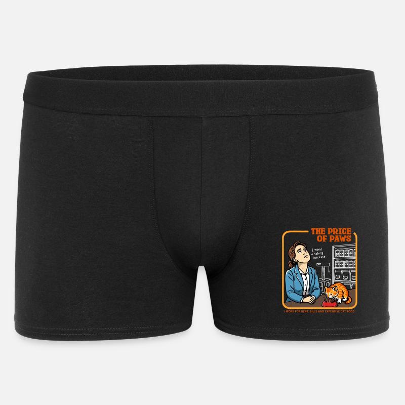 Der Preis der Pfoten - Männer Boxer Shorts - Schwarz