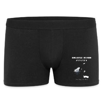 Channel Islands Map Design - Men's Boxer Shorts - black - Front