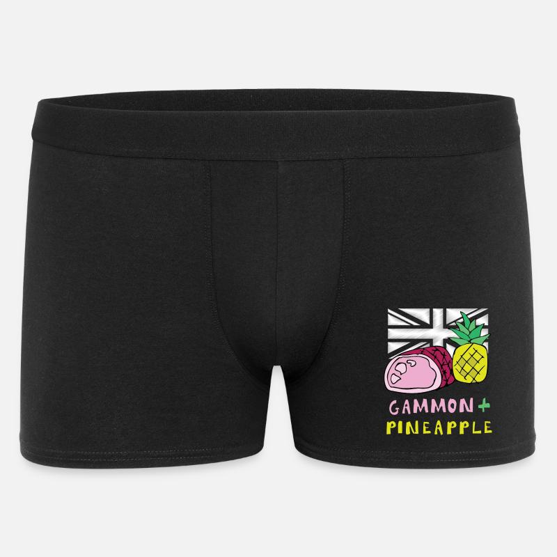 Gammon Pineapple Pop Art Tee - Men's Boxer Shorts - black